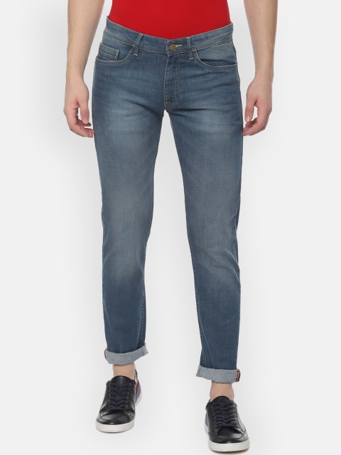 

Solly Jeans Co. Men Blue Skinny Fit Mid-Rise Clean Look Stretchable Jeans