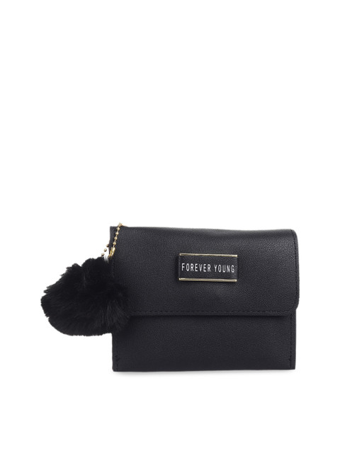 

LONDON FASHION hob Black Solid Envelope Clutch