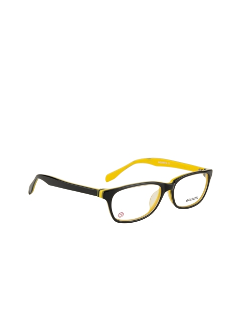 

Gold Berg Women Black & Yellow Solid Full Rim Oval Frames