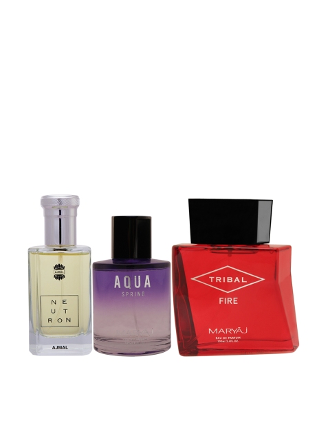 

Ajmal Unisex Set of 3 Perfumes 100ml, White