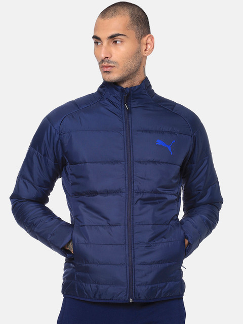 

Puma Men Blue PWRWarm packLITE 600 Dwn JKT Solid Puffer Jacket
