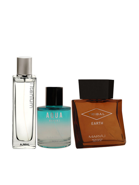 

Ajmal Unisex Set of 3 Perfumes 100ml, White