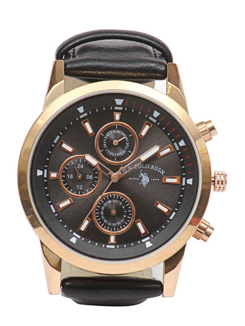 

U.S. Polo Assn. Men Grey Analogue Watch USAT0157