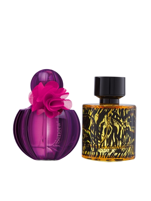 

Ajmal Unisex Set Of 2 Senora & Maryaj Wildstripes Eau De Parfum, Purple