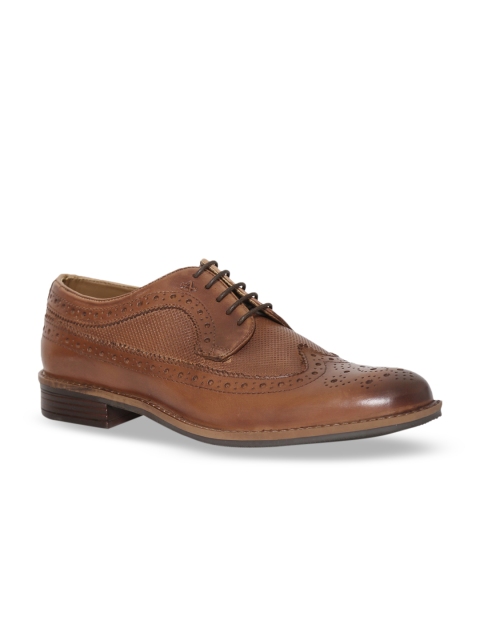 

Arrow Men Tan Brown Textured Formal Leather Ryder Brogues