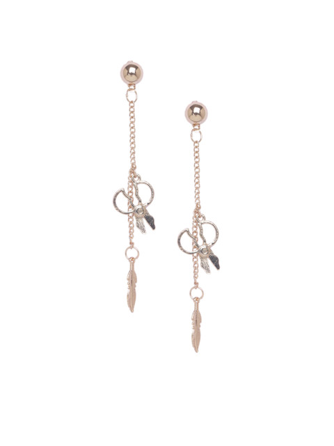 

DIVA WALK Gold-Plated Contemporary Handcrafted Drop Earrings