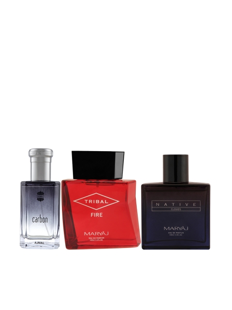 

Ajmal Unisex Set of 3 Perfumes 100ml, Black