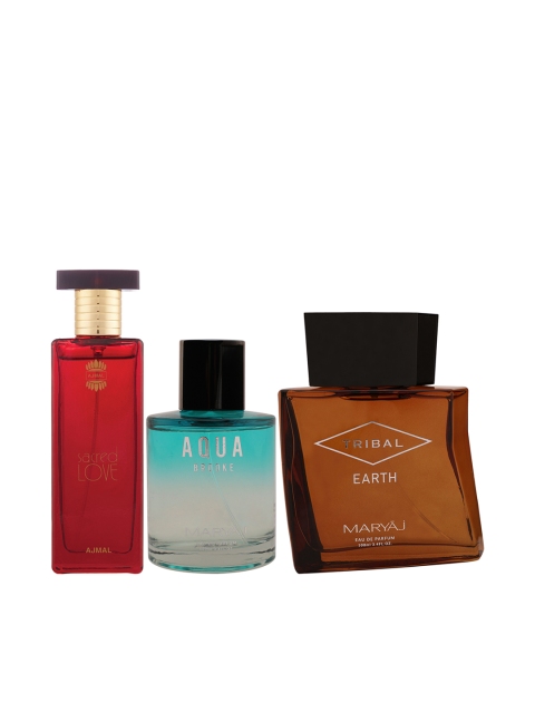 

Ajmal Unisex Set of 3 Perfumes, Red