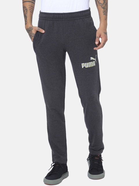 

Puma Men Charcoal Grey Graphic III Track Pants