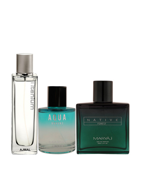 

Ajmal Unisex Set of 3 Perfumes 100ml, Transparent