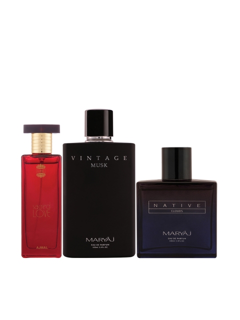 

Ajmal Unisex Set of 3 Perfumes 100ml, Red