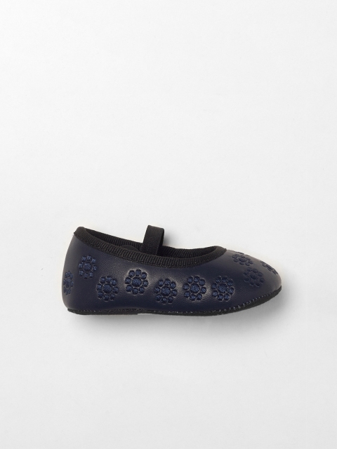 

CHARLES & KEITH Girls Navy Blue Solid Ballerinas