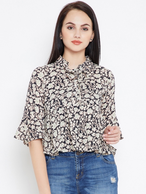 

Toshee Women Black Printed Top