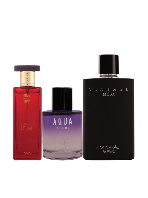 

Ajmal Unisex Set of 3 Perfumes, Red
