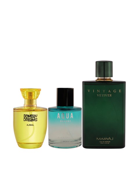 

Ajmal Unisex Set of 3 Perfumes 100ml, Yellow