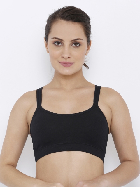 

Pretty Awesome Black Solid Non-Wired Lightly Padded Everyday Bra