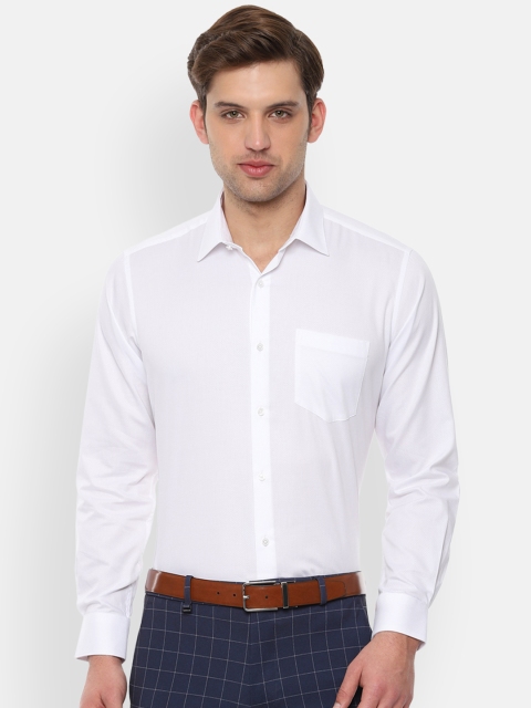 

Van Heusen Men White Regular Fit Solid Formal Shirt