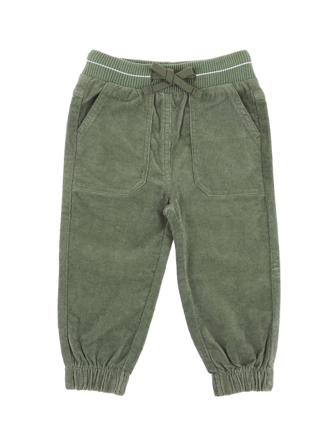 

Pantaloons Baby Boys Green Regular Fit Self Design Joggers