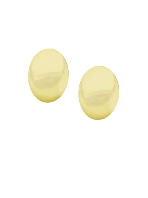 

Inox Jewelry Gold-Toned Oval Studs