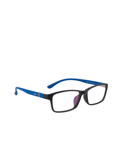

Ted Smith Unisex Black Solid Full Rim Wayfarer Frames TSF-2008_C5