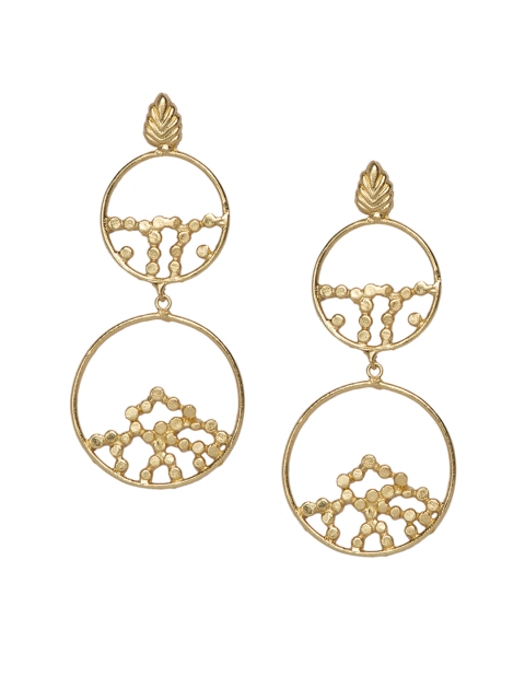 

DIVA WALK Gold-Toned Classic Drop Earrings
