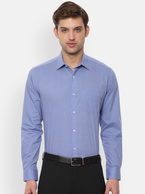 

Van Heusen Men Blue Regular Fit Solid Formal Shirt