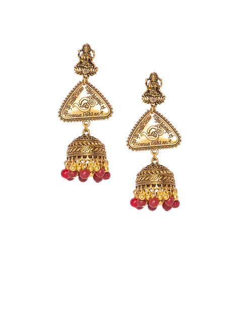 

DIVA WALK Gold-Toned Classic Jhumkas