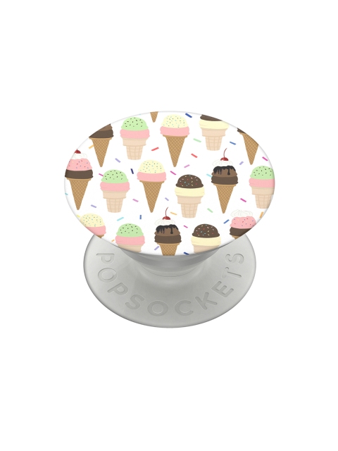 

PopSockets White & Brown Printed Mobile Cone Zone Grip & Stand