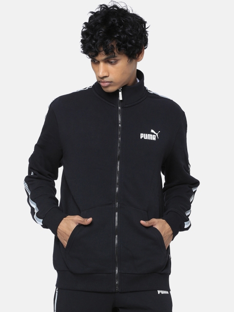 

Puma Men Black Tape Jacket TR Printed Sporty Jacket