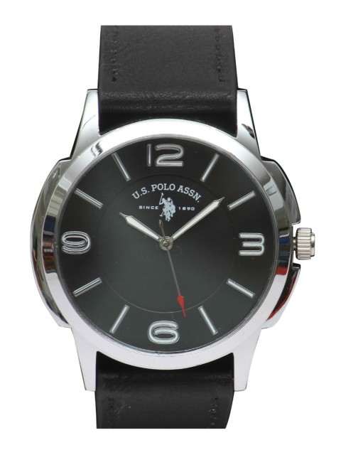 

U.S. Polo Assn. Men Black Analogue Watch USAT0170