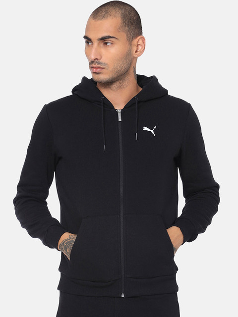 

Puma Men Black Printed Graphic Sweat IV Hooded Sweatshirt