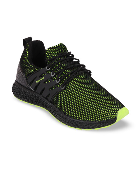 

Franco Leone Men Black Mesh Running Shoes