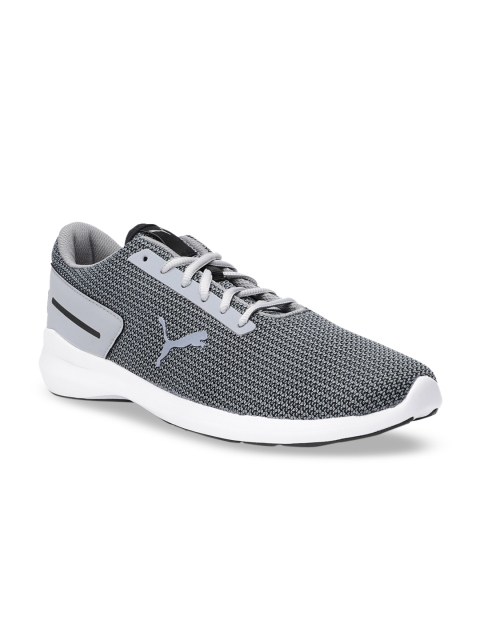 

Puma Men Black Woven Design Pacer EL MU Training Shoes