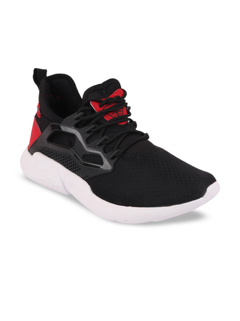 

Franco Leone Men Black Mesh Running Shoes