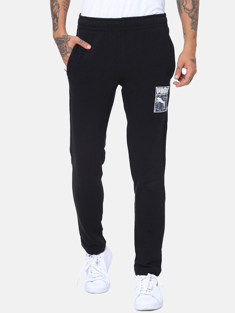 

Puma Men Black Solid Track Pants