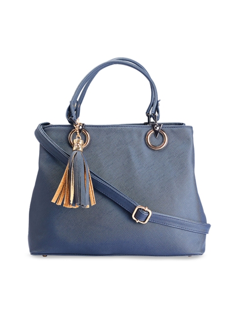 

LEGAL BRIBE Blue Solid Handheld Bag