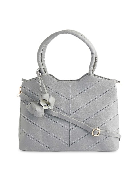 

LEGAL BRIBE Grey Solid Handheld Bag