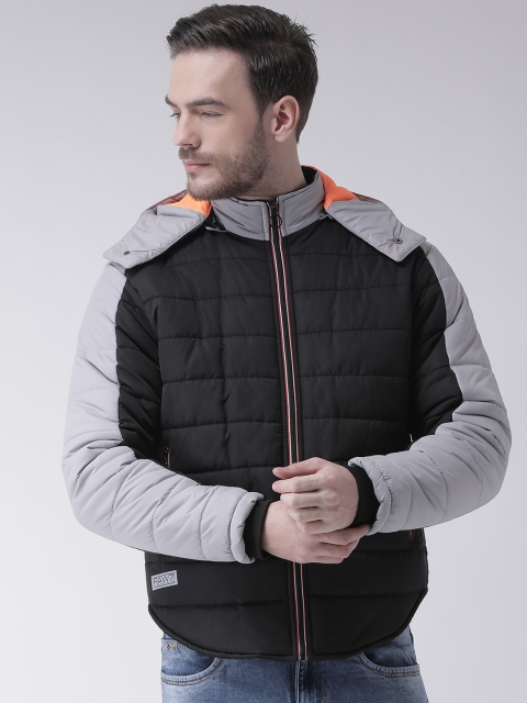 

COBB Men Black Colourblocked Puffer Jacket