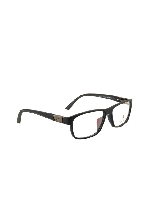 

Ted Smith Unisex Black Solid Full Rim Rectangle Frames