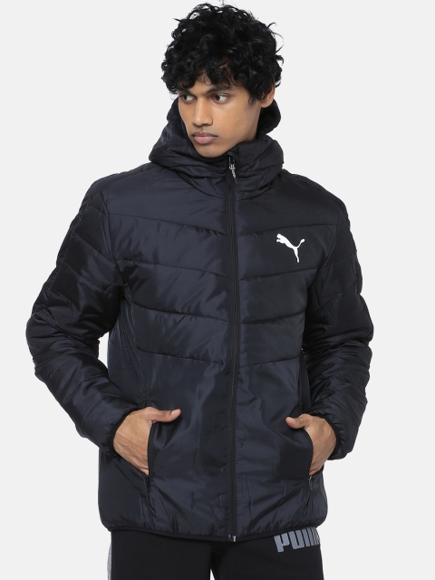 

Puma Men Navy Blue Solid WarmCELL Padded Jacket