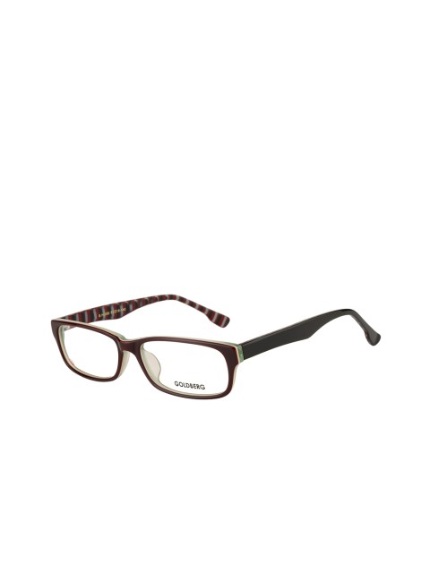 

Gold Berg Women Maroon & Green Solid Full Rim Rectangle Frames