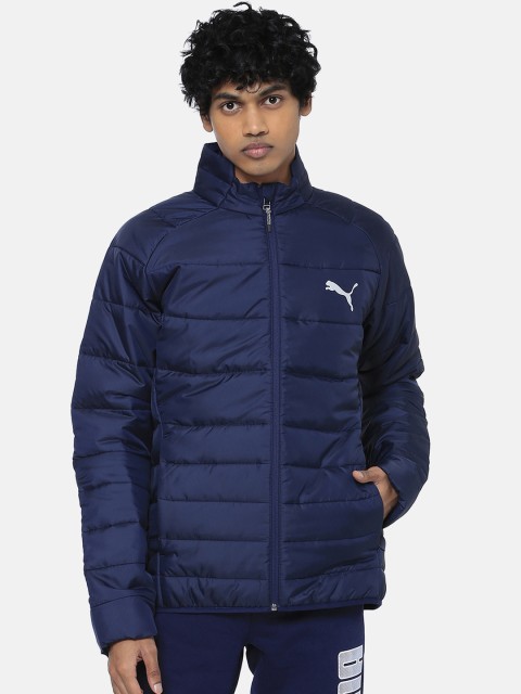 

Puma Men Blue WarmCell Ultralight Solid Puffer Jacket