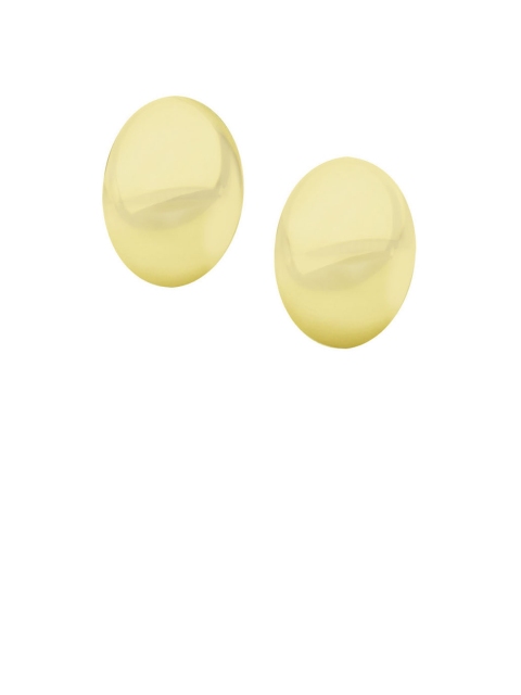 

Inox Jewelry Gold-Toned Oval Studs