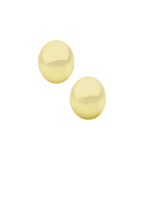 

Inox Jewelry Gold-Toned Oval Studs