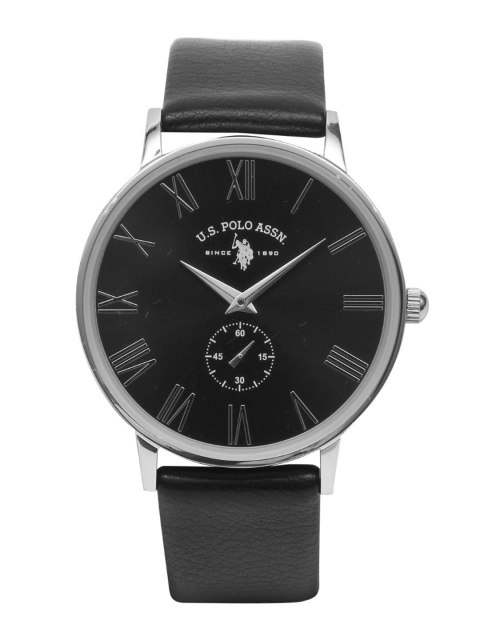 

U.S. Polo Assn. Men Black Analogue Watch USAT0150