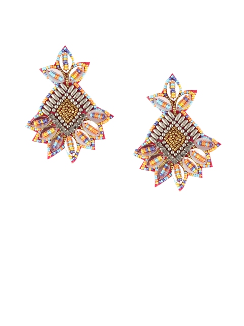 

Adwitiya Collection Multicoloured Contemporary Drop Earrings, Multi