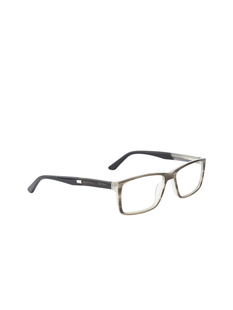

Ted Smith Unisex Grey Solid Full Rim Wayfarer Frames TSF-118_C3