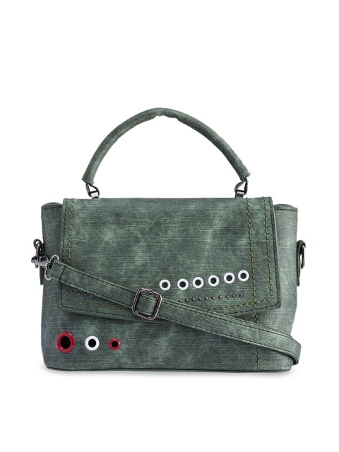 

LEGAL BRIBE Green Solid Handheld Bag
