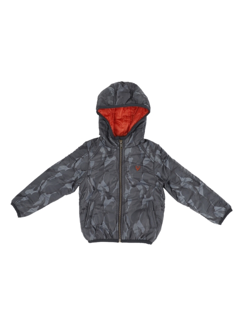 

Allen Solly Junior Boys Grey Printed Puffer Jacket