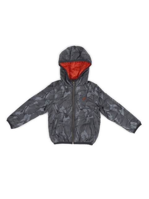 

Allen Solly Junior Boys Grey Printed Puffer Jacket